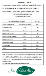 Tabela Nutricional Sorbet Cacau3